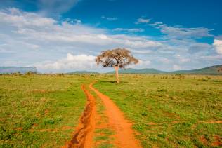 Tsits Hills vista da Tsavo Ovest