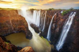 Victoria Falls tramonto