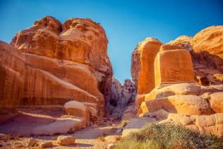Rocce del deserto giordano
