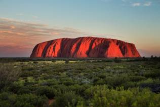 Ayers Rock tramonto