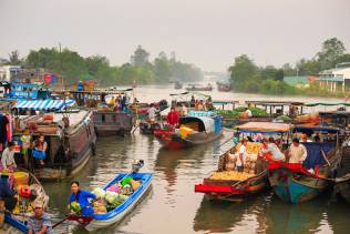 mercato galleggiante di Cai Rang