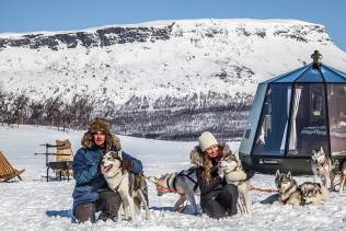 Aurora Hut Huskies