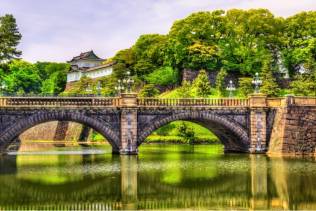 Giardini del Palazzo Imperiale di Tokyo.