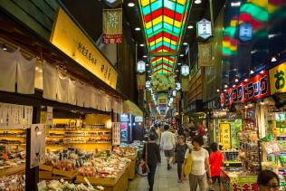 Nishiki Market a Kyoto.