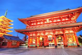 Asakusa e tempio di Sensō-Ji.