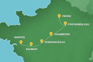 Da Parigi a Nantes: un tour tra i castelli della Loira.