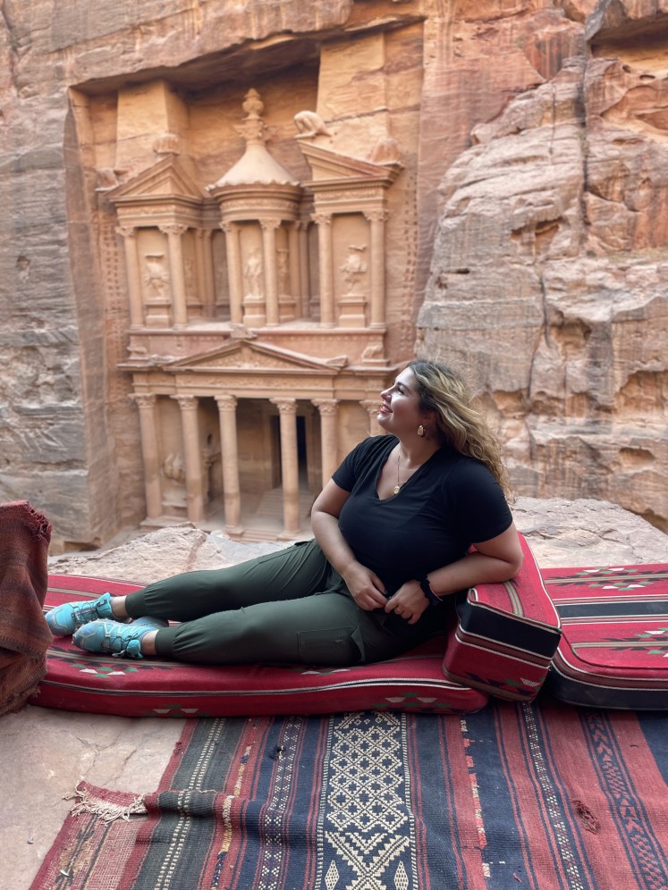Viaggio di gruppo in Giordania - Francesca a Petra