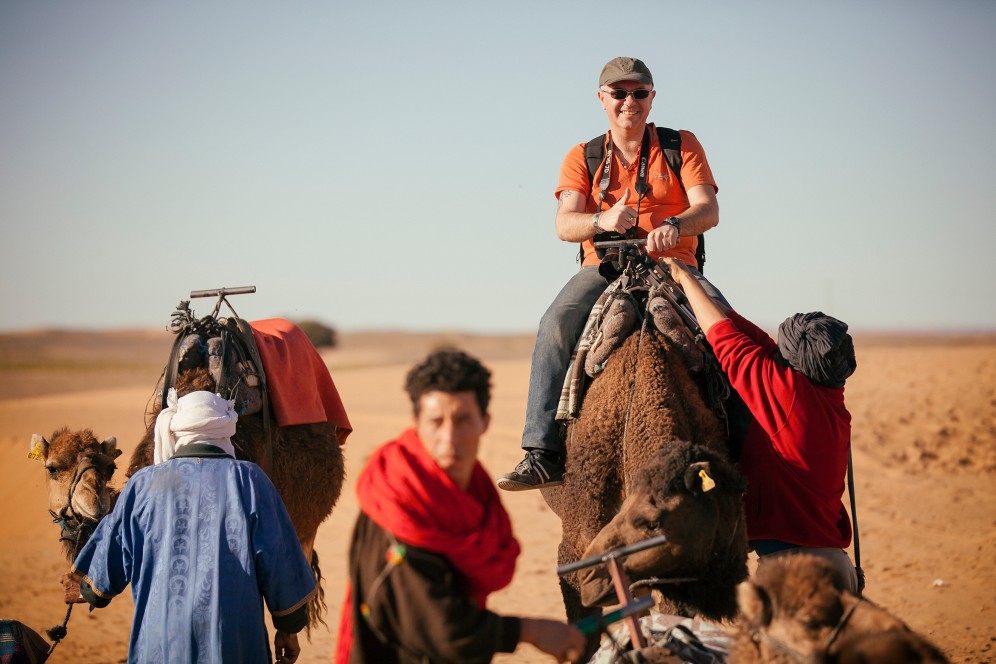 Cammellata nel deserto