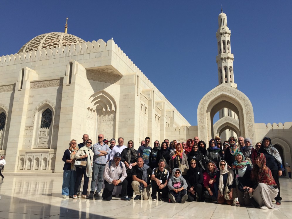 Viaggio di gruppo in Oman - Grande Moschea del Sultano Qaboos