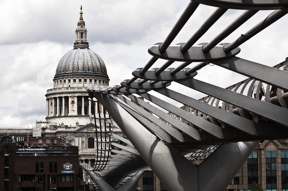 Viaggio organizzato a Londra - St Paul Cathedreal e Millenium Bridge