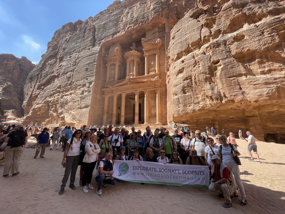 Viaggio di gruppo in Giordania a Petra