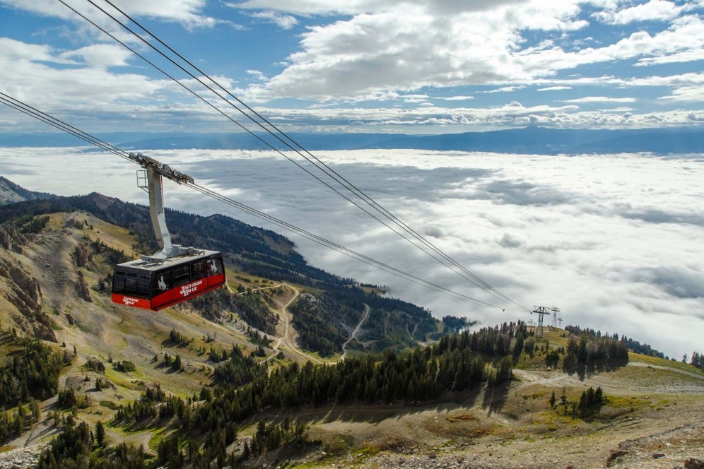 Escursione Aeral Tram Teton National park