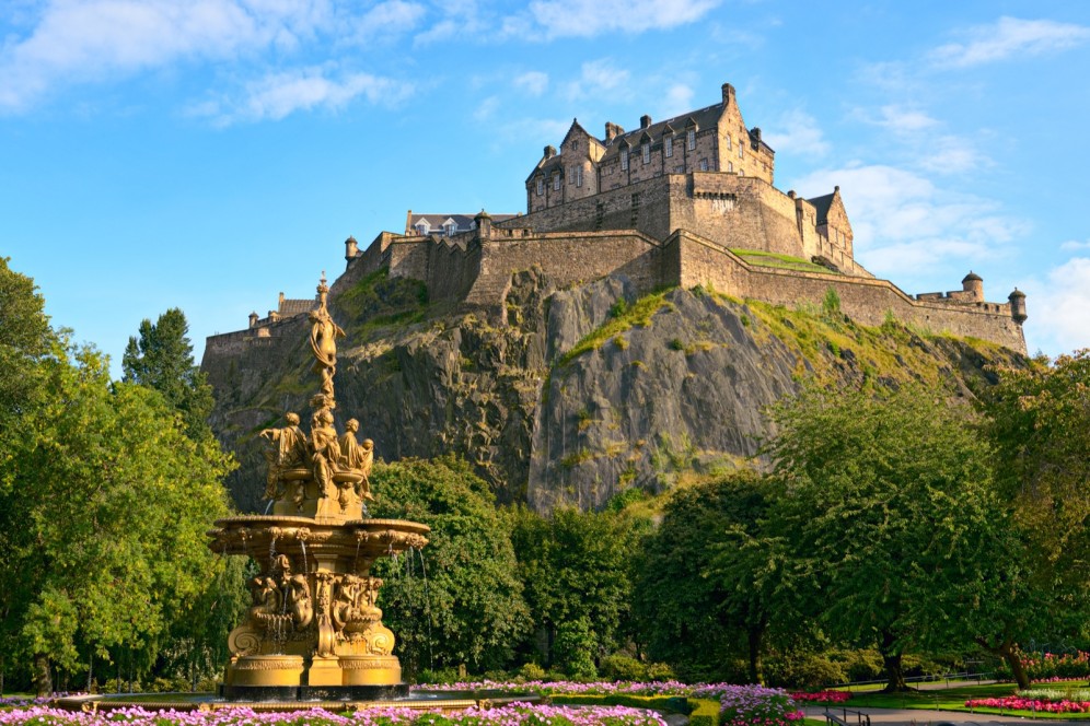 viaggio organizzato in scozia castello di edimburgo