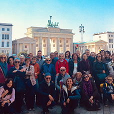 Foto di gruppo viaggio a Berlino