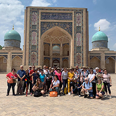 Foto di gruppo viaggio  in Uzbekistan