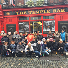 Foto di gruppo viaggio in irlanda