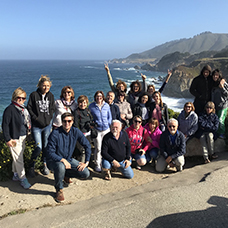 Foto di gruppo viaggio negli stati uniti