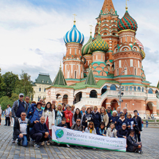 Foto di gruppo viaggio in Russia