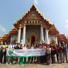 Foto di gruppo viaggio in Thailandia